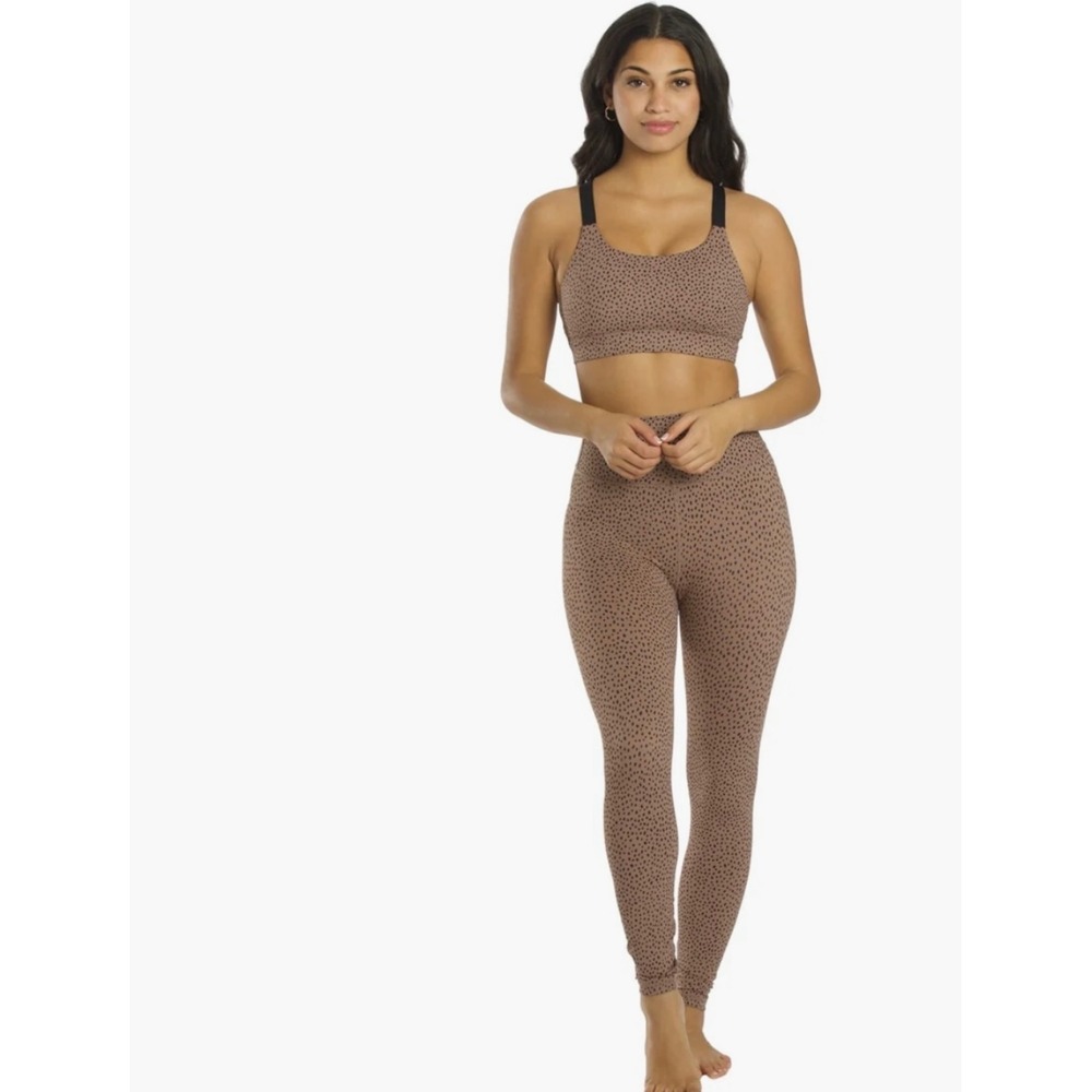 All Fenix Montana 7/8 Yoga Leggings Size‎ XS Leopard Dots Anthropologie
